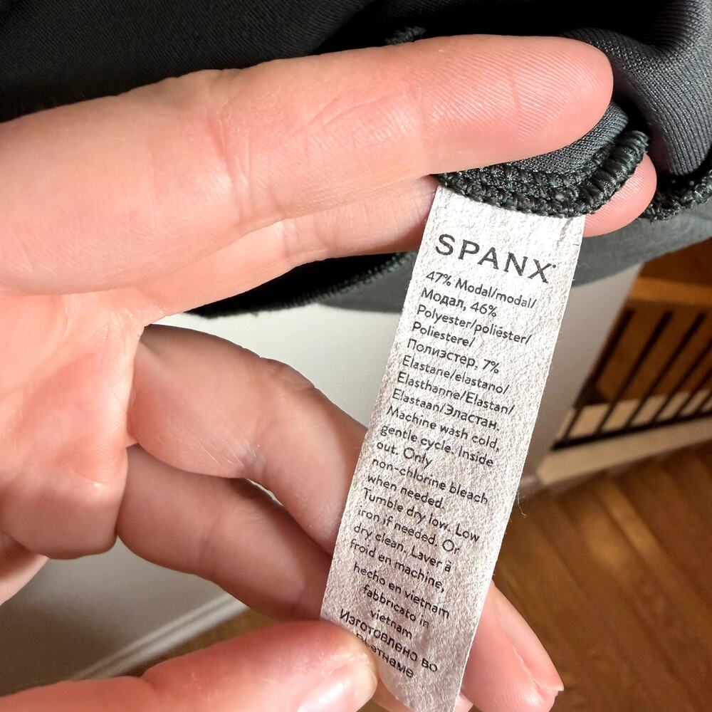 Spanx Green AirEssentials Half Zip - image 4